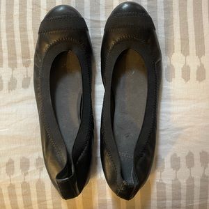 Black, Stuart Weitzman ballet flats